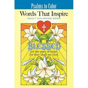 Psalms to Color: Words That Inspire -- Ted Menten